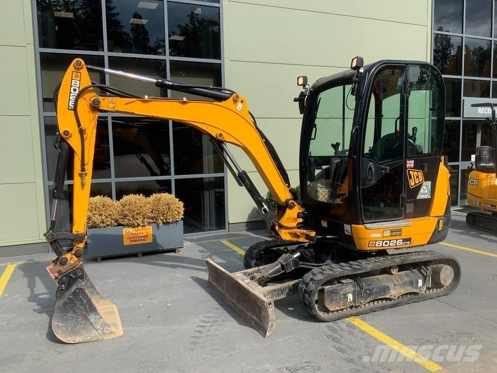 JCB 8026 CTS Mini ekskavatörler, 7 tona dek