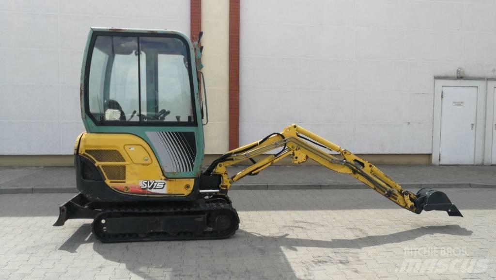 Yanmar SV 15 Mini ekskavatörler, 7 tona dek