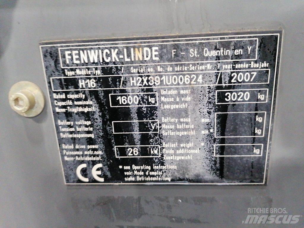 Linde H16D Dizel forkliftler