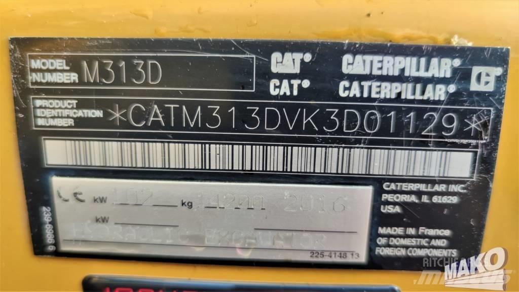 CAT M 313 D Lastik tekerli ekskavatörler