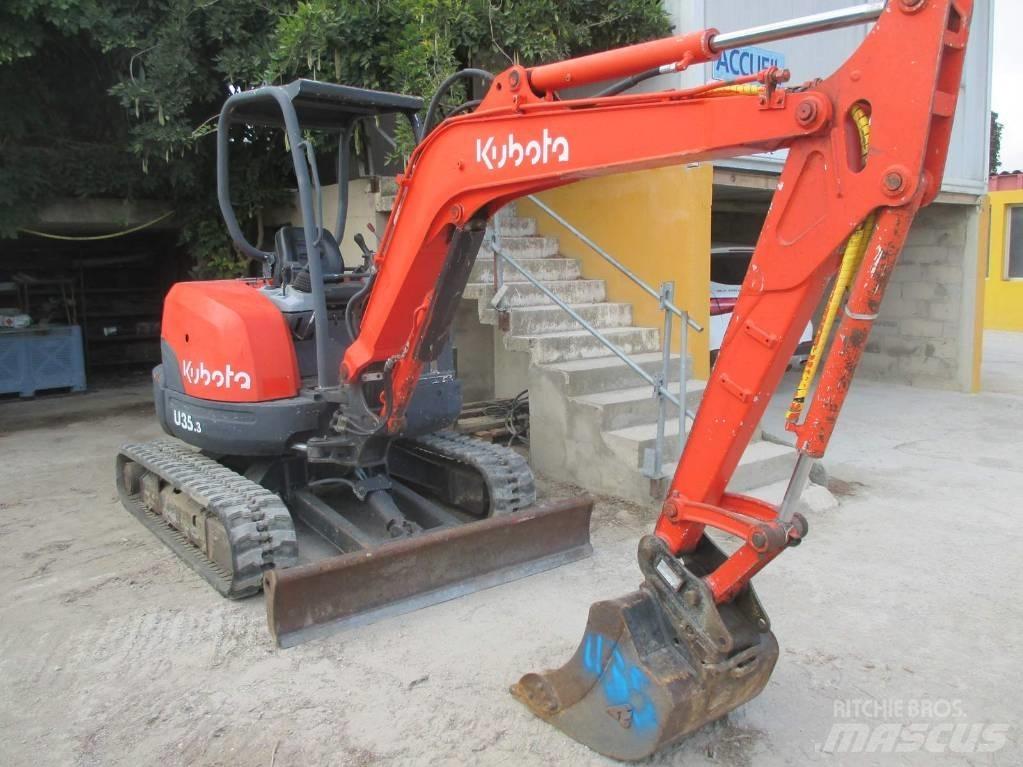 Kubota U 35 Mini ekskavatörler, 7 tona dek