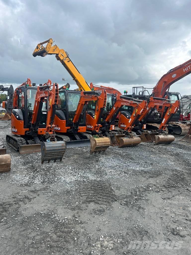 Hitachi ZX 26 U-6 Mini ekskavatörler, 7 tona dek