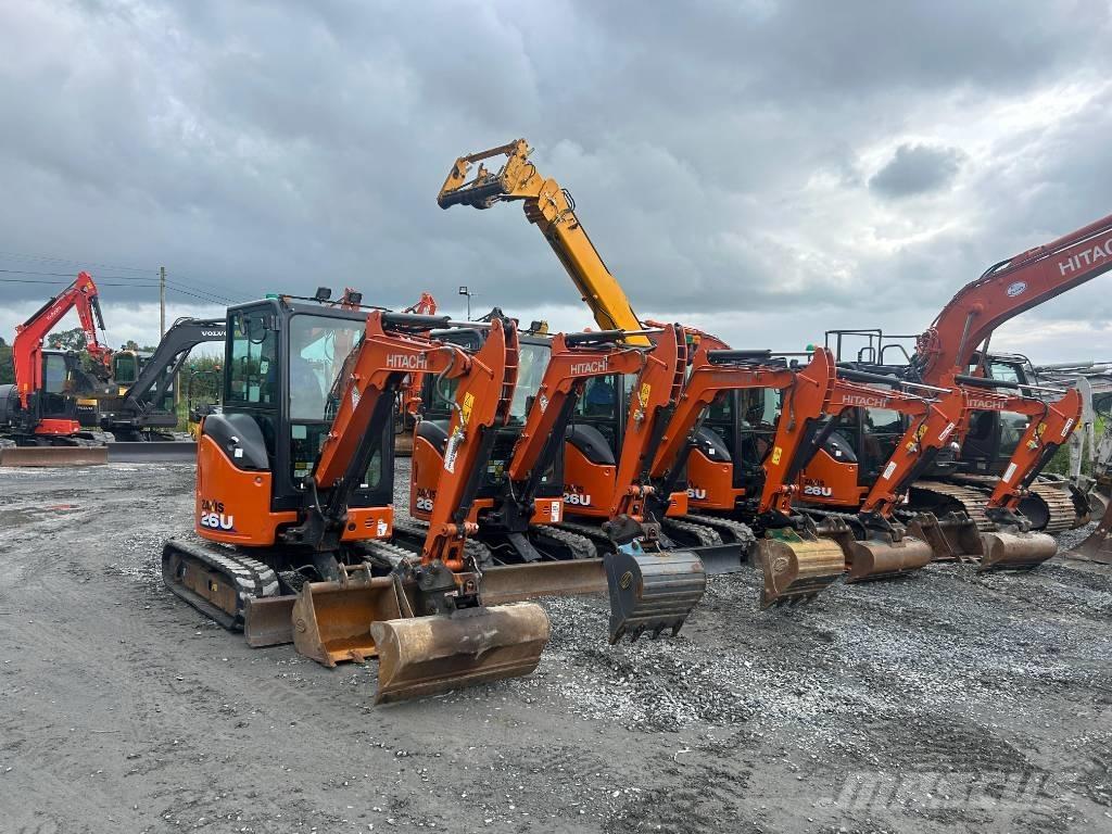 Hitachi ZX 26 U-6 Mini ekskavatörler, 7 tona dek