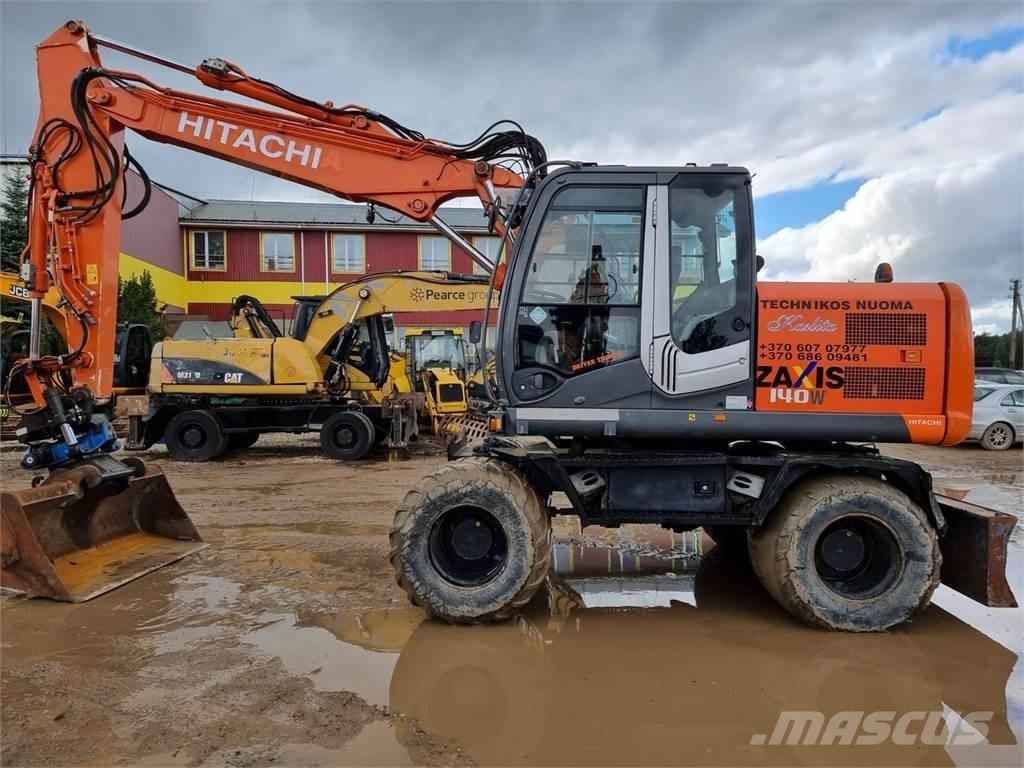 Hitachi ZX 140 W-3 Lastik tekerli ekskavatörler