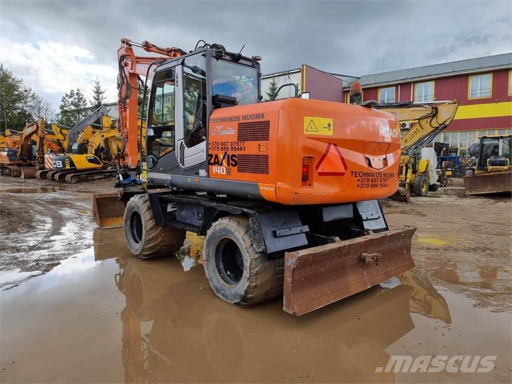 Hitachi ZX 140 W-3 Lastik tekerli ekskavatörler