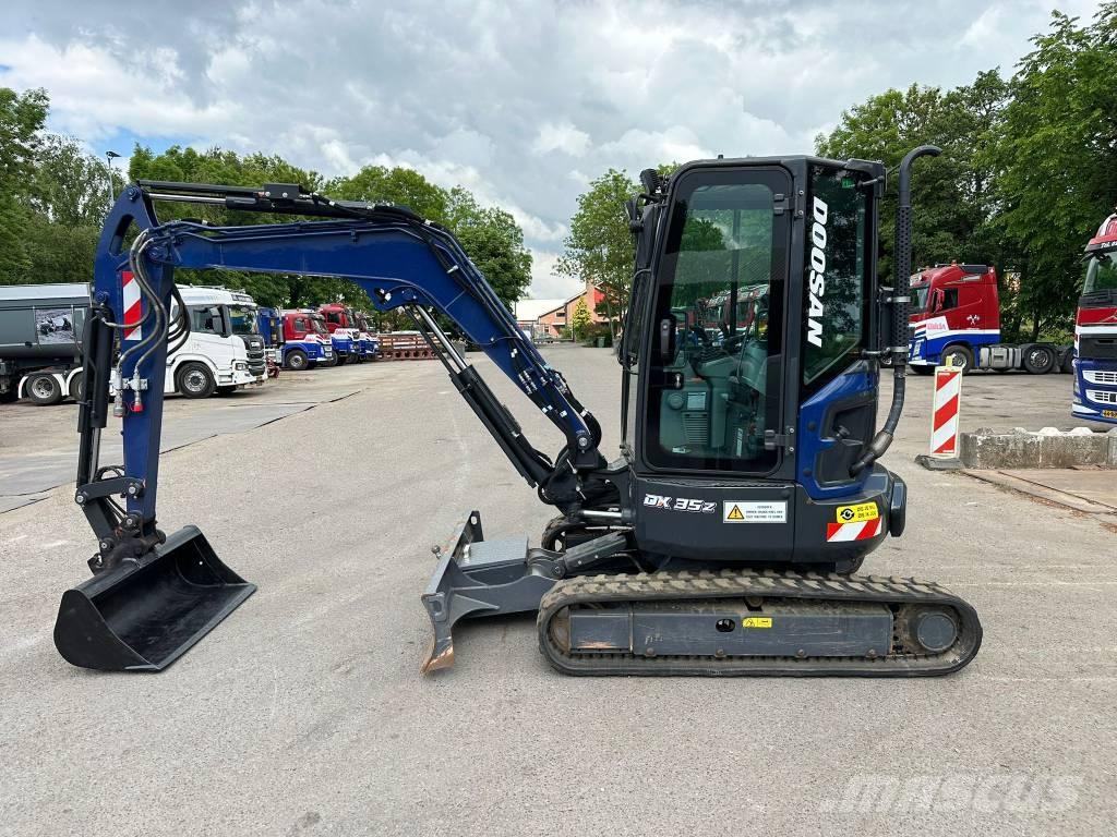 Doosan DX 35 Z Mini ekskavatörler, 7 tona dek