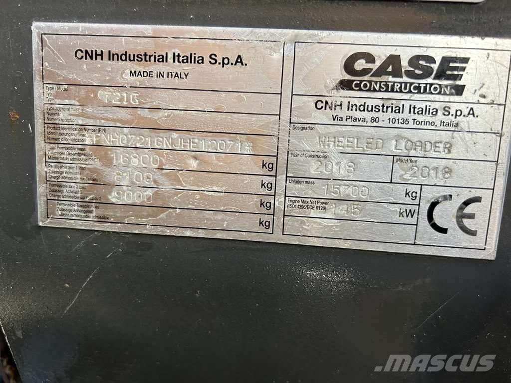 CASE 721G XR Tekerlekli yükleyiciler