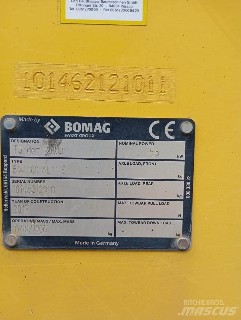 Bomag BW 100 ADM-5 Kompaktörler