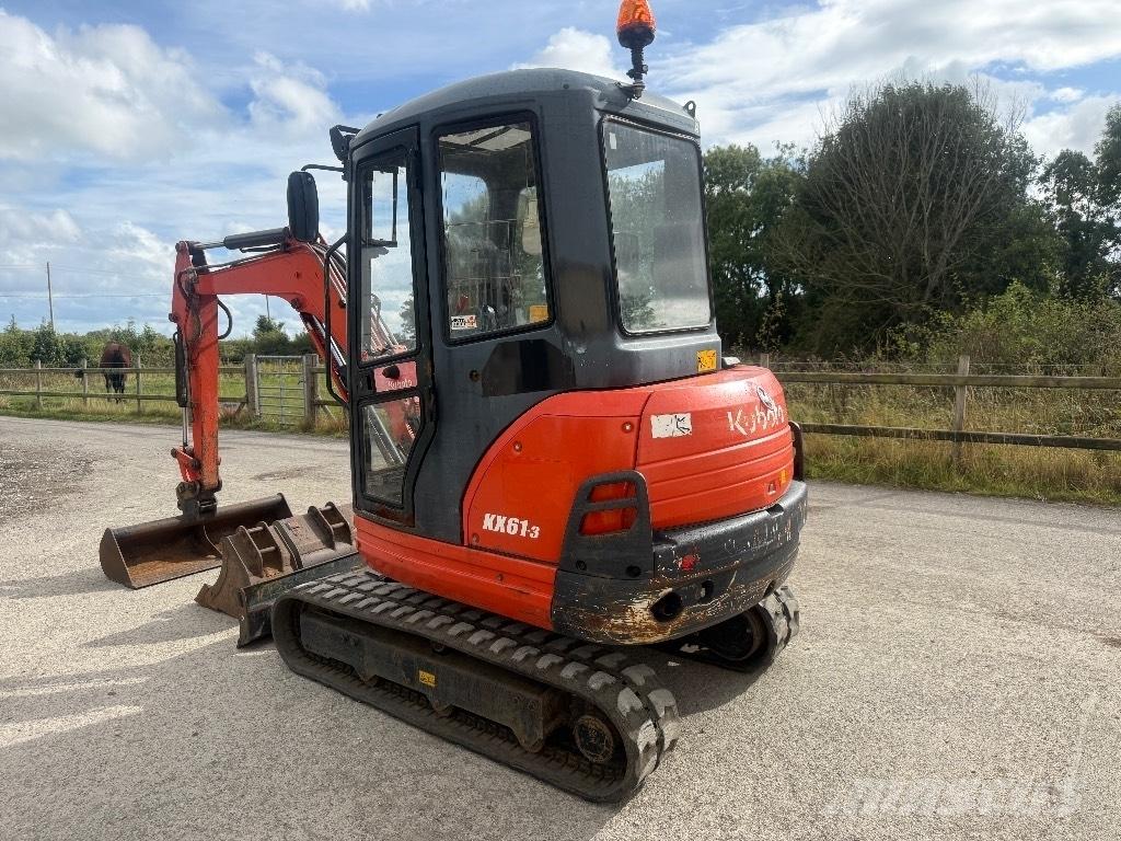 Kubota KX 61-3 Mini ekskavatörler, 7 tona dek