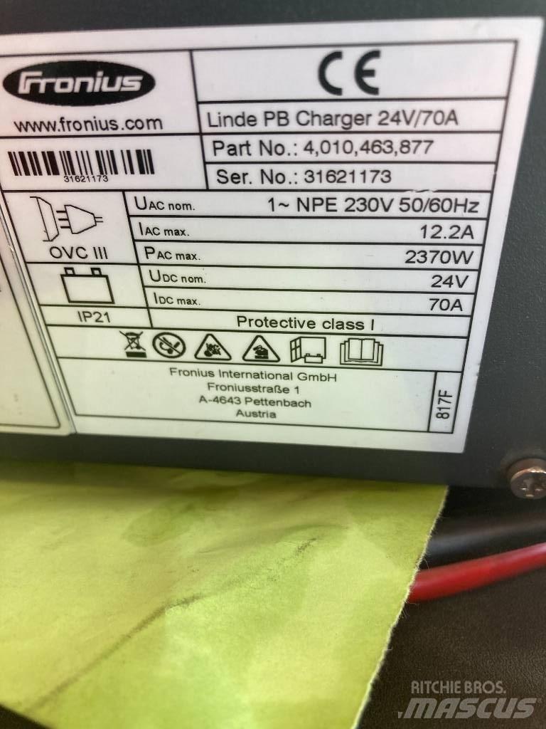 Linde L14AP/1173 Akülü depo ekipmanları