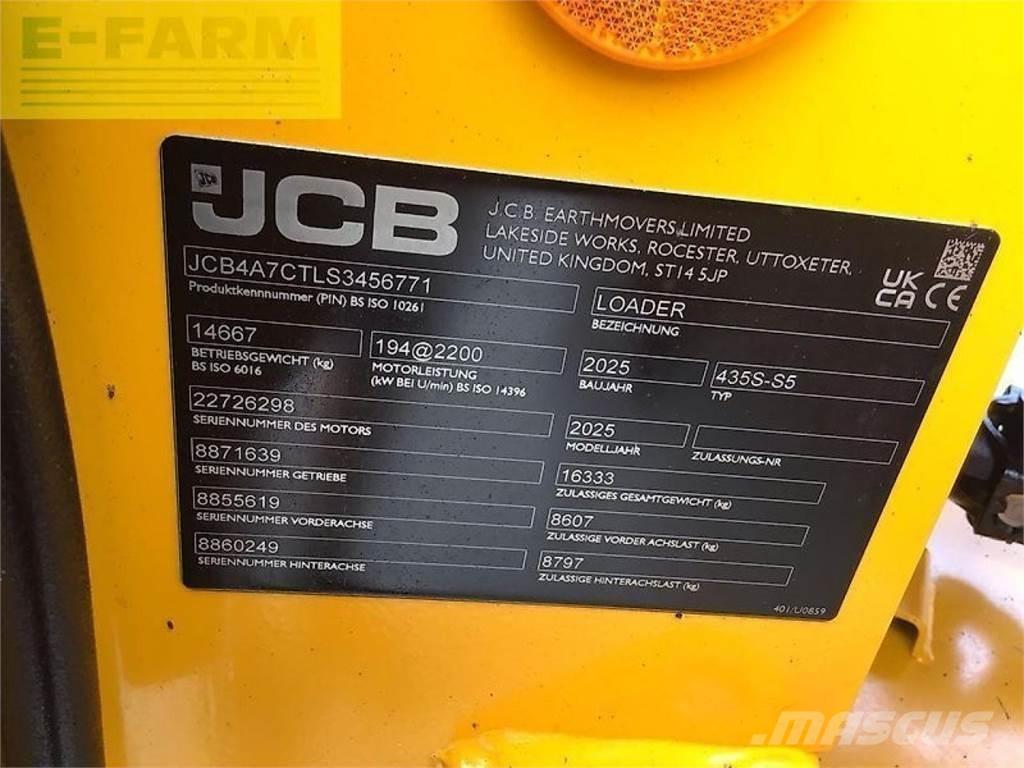 JCB 435s stufe v Mini ekskavatörler, 7 tona dek
