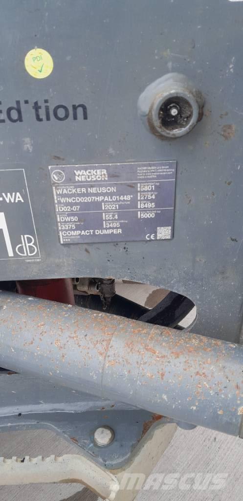 Wacker Neuson DW 50 Belden kirma kamyonlar
