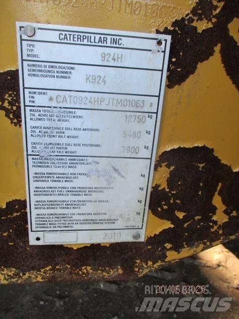 CAT 924 Tekerlekli yükleyiciler