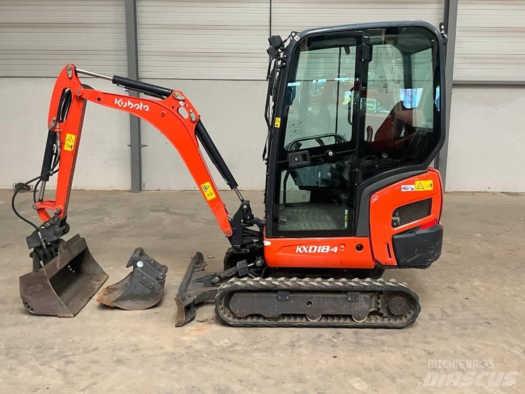 Kubota KX 018-4 Mini ekskavatörler, 7 tona dek