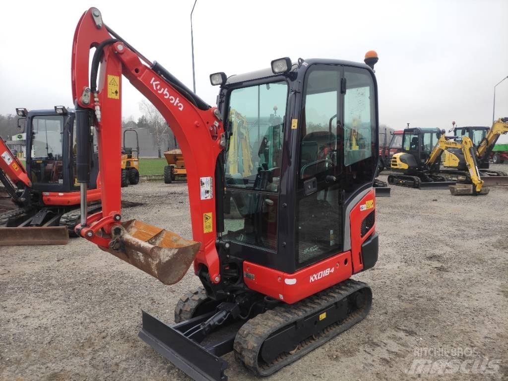 Kubota KX 018-4 Mini ekskavatörler, 7 tona dek