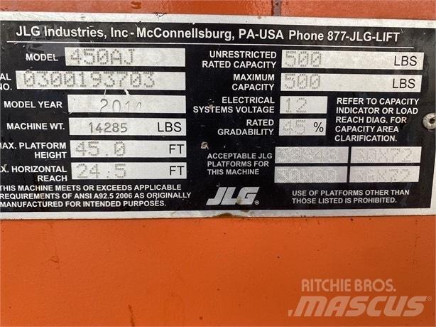 JLG 450 AJ Körüklü personel platformları