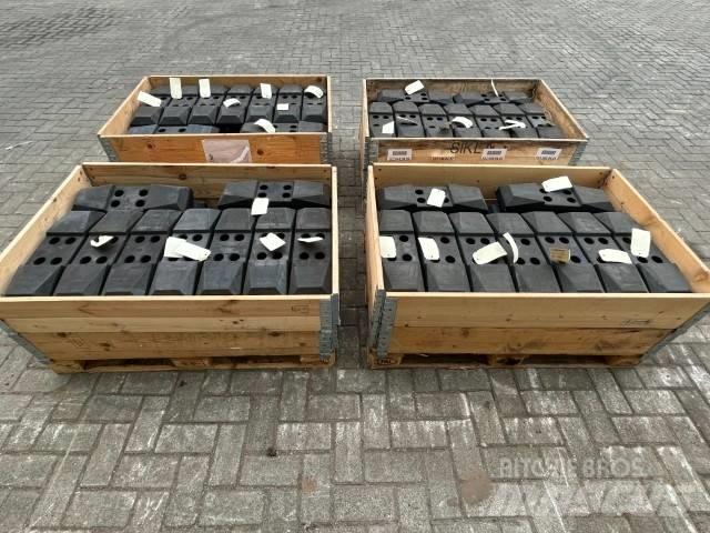 Rubber Pads Zincirler /Paletler