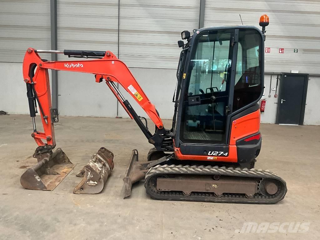 Kubota U 27-4 Mini ekskavatörler, 7 tona dek
