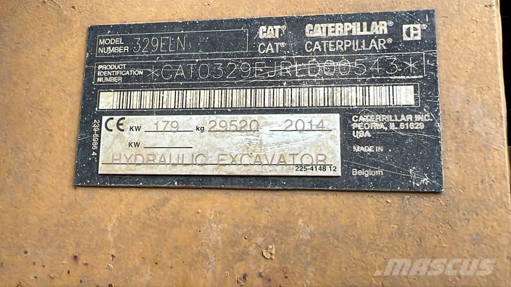 CAT 329 E LN Paletli ekskavatörler
