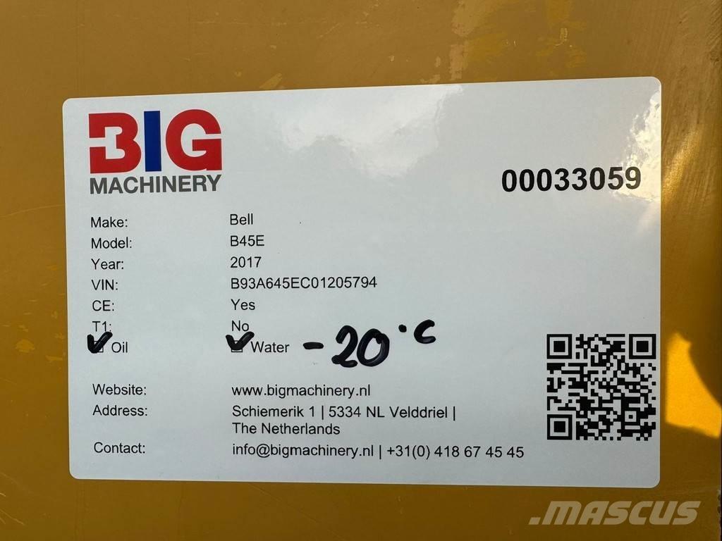 Bell B45E Belden kirma kaya kamyonu