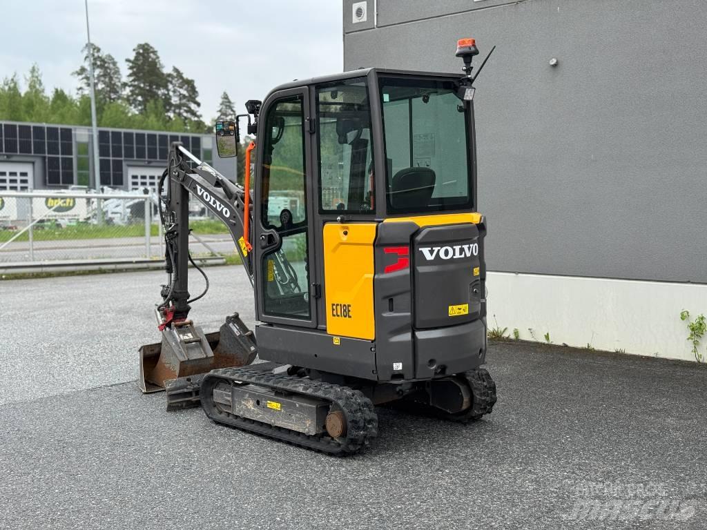 Volvo EC 18 E Mini ekskavatörler, 7 tona dek