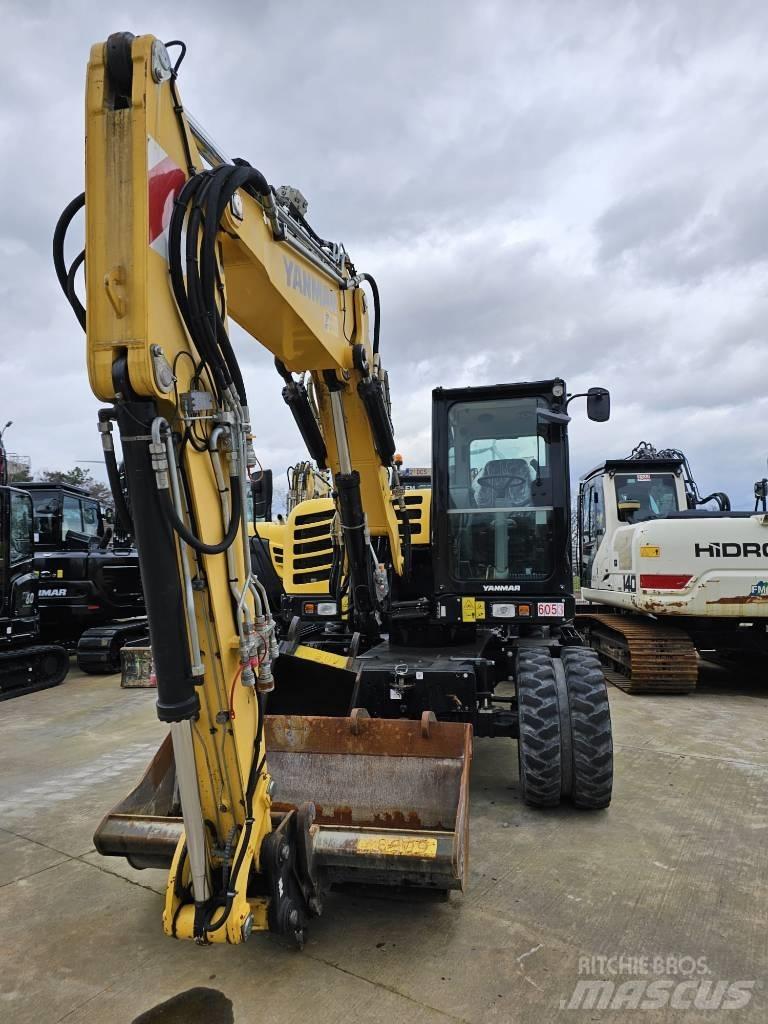 Yanmar B 95 W Lastik tekerli ekskavatörler