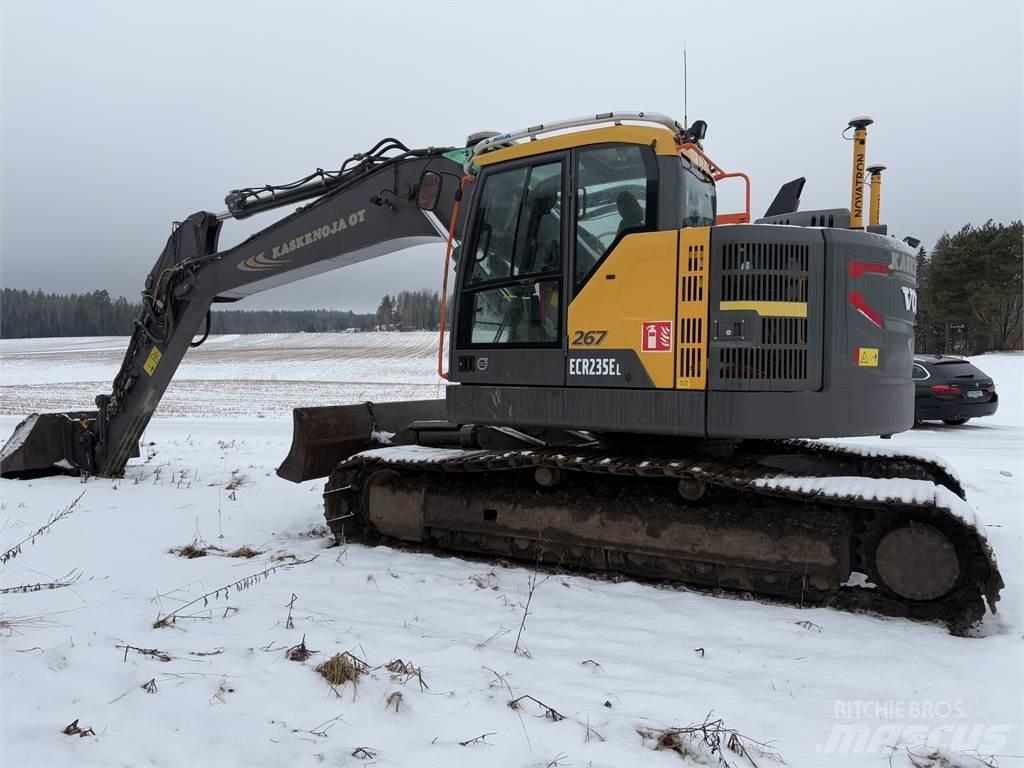 Volvo ECR 235EL Paletli ekskavatörler