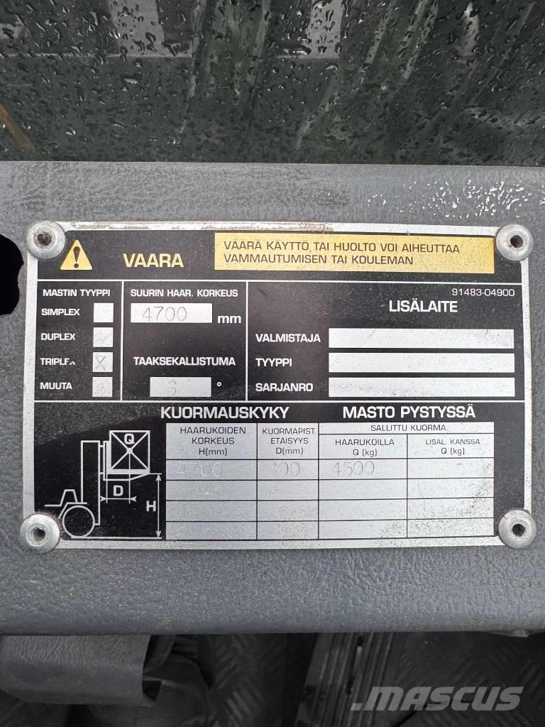 Mitsubishi FD 45 Dizel forkliftler