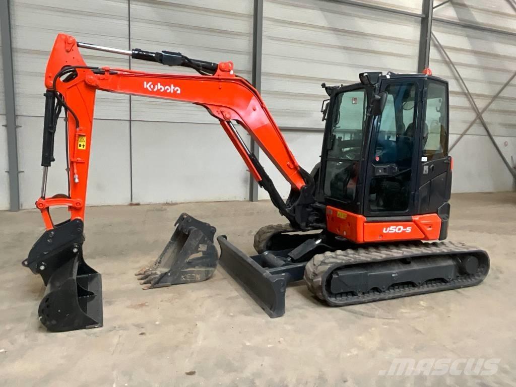 Kubota U 50-5 Mini ekskavatörler, 7 tona dek