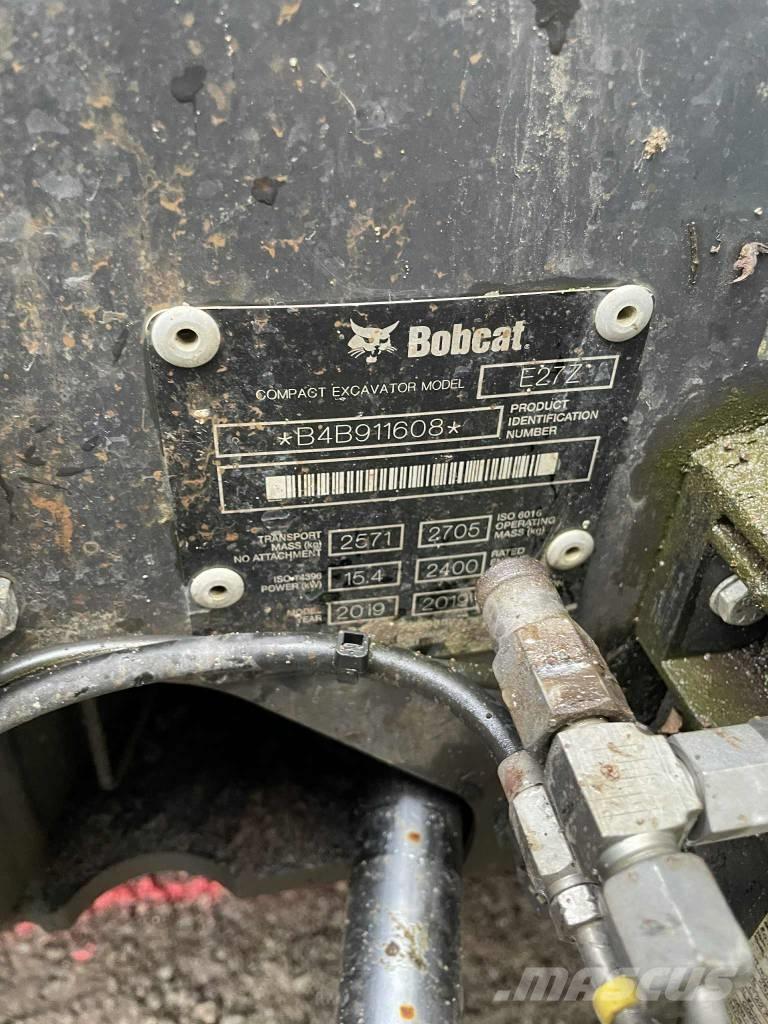 Bobcat E 27z Mini ekskavatörler, 7 tona dek