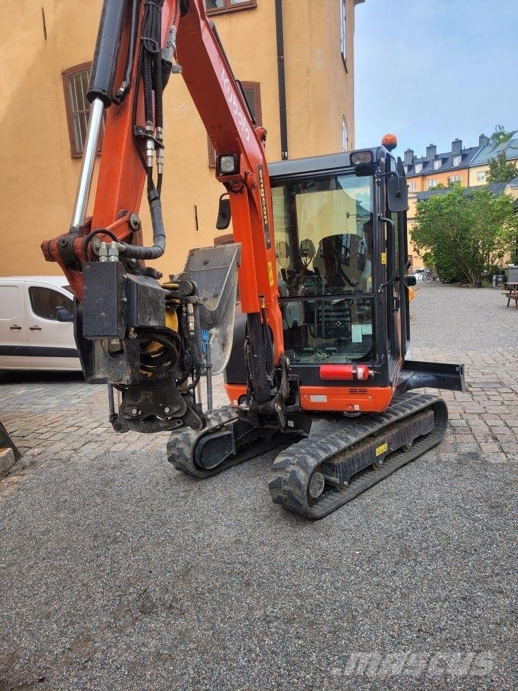 Kubota KX 027 Mini ekskavatörler, 7 tona dek