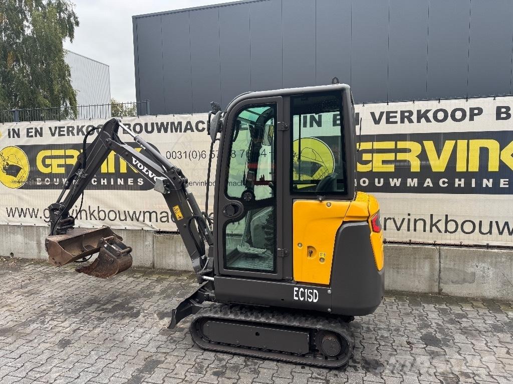 Volvo EC15 Mini ekskavatörler, 7 tona dek