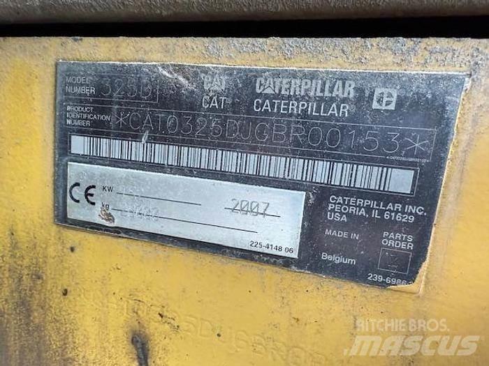 CAT 325 DLN Özel ekskavatörler