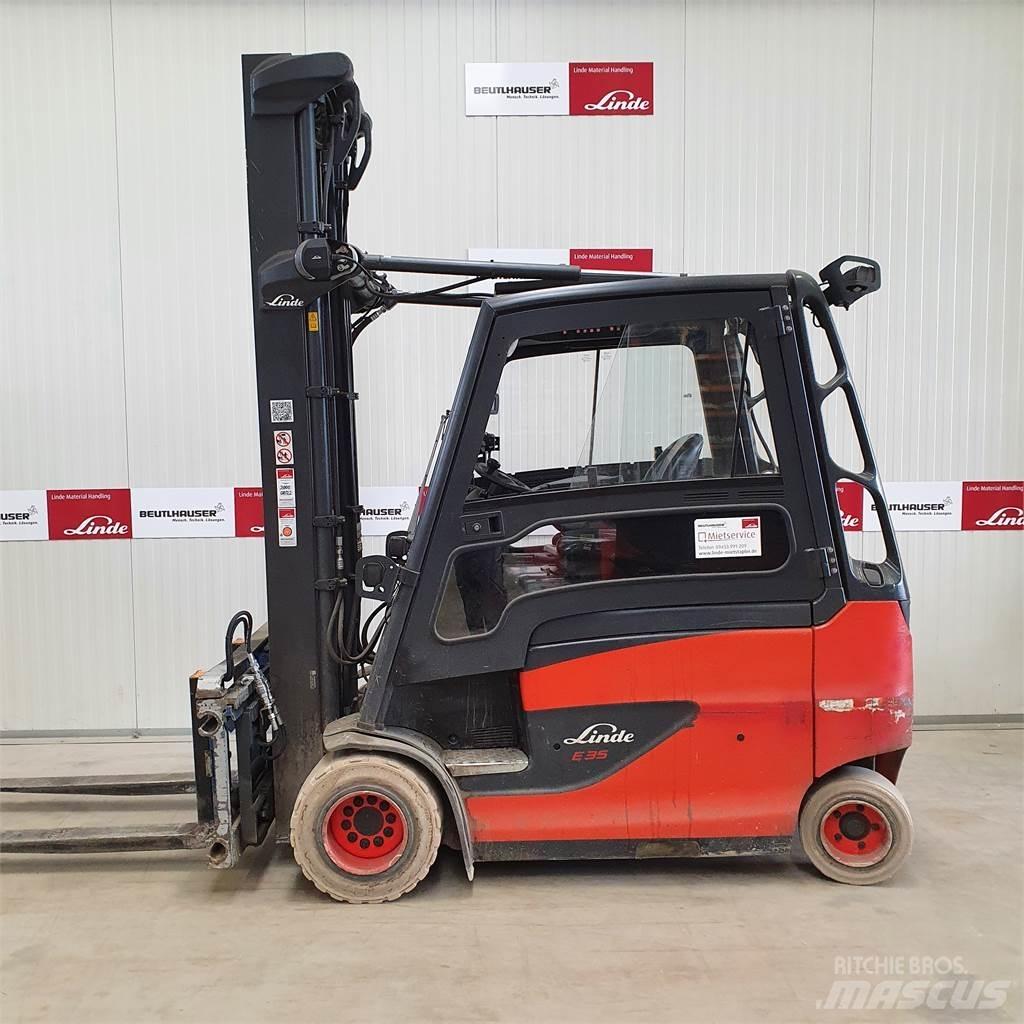 Linde E35HL Elektrikli forkliftler
