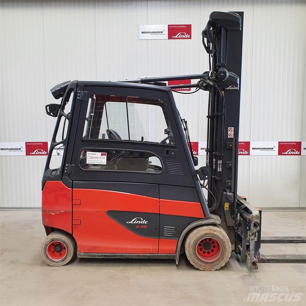Linde E35HL Elektrikli forkliftler