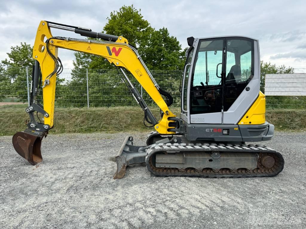 Wacker Neuson ET58 Paletli ekskavatörler