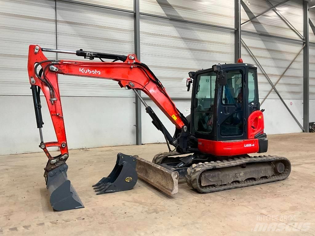 Kubota U 55-4 Mini ekskavatörler, 7 tona dek