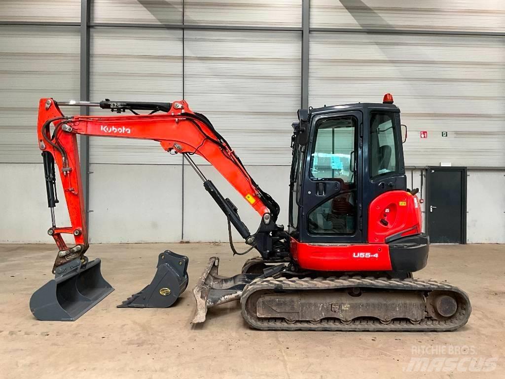 Kubota U 55-4 Mini ekskavatörler, 7 tona dek