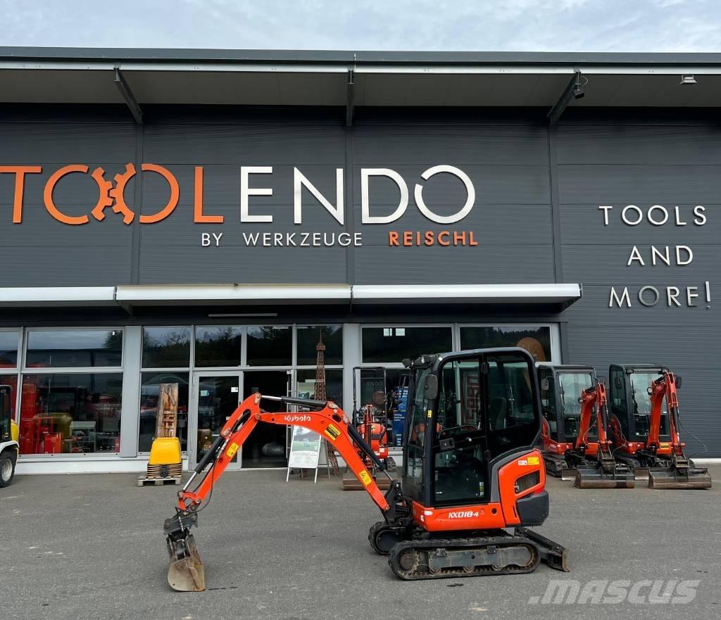 Kubota KX 018-4 Mini ekskavatörler, 7 tona dek