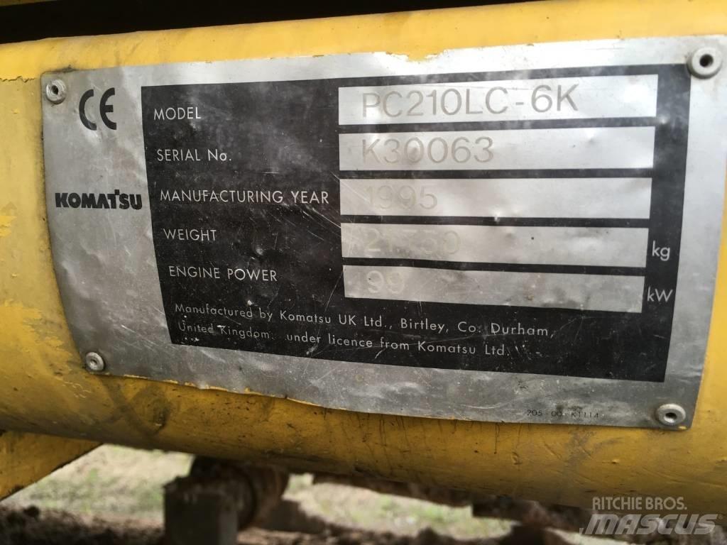 Komatsu PC210LC-6K Paletli ekskavatörler