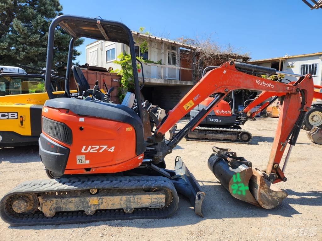Kubota U 27-4 Mini ekskavatörler, 7 tona dek