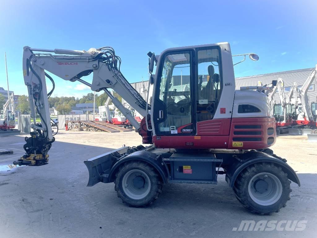 Takeuchi TB 295 W Lastik tekerli ekskavatörler