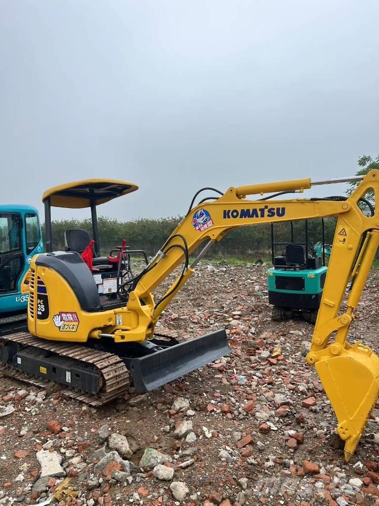 Komatsu PC 35 MR-3 Mini ekskavatörler, 7 tona dek