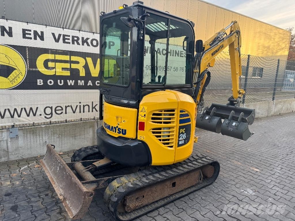 Komatsu PC 26 MR-3 Mini ekskavatörler, 7 tona dek
