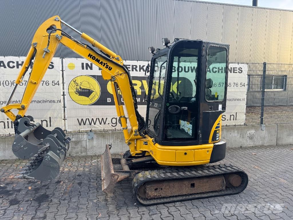 Komatsu PC 26 MR-3 Mini ekskavatörler, 7 tona dek