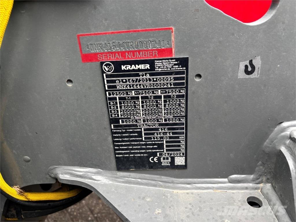 Kramer KT557 Teleskopik yükleyiciler