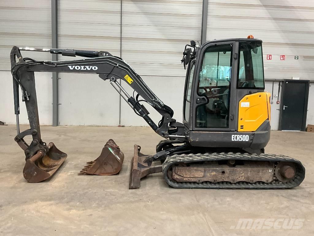 Volvo ECR 50 D Mini ekskavatörler, 7 tona dek