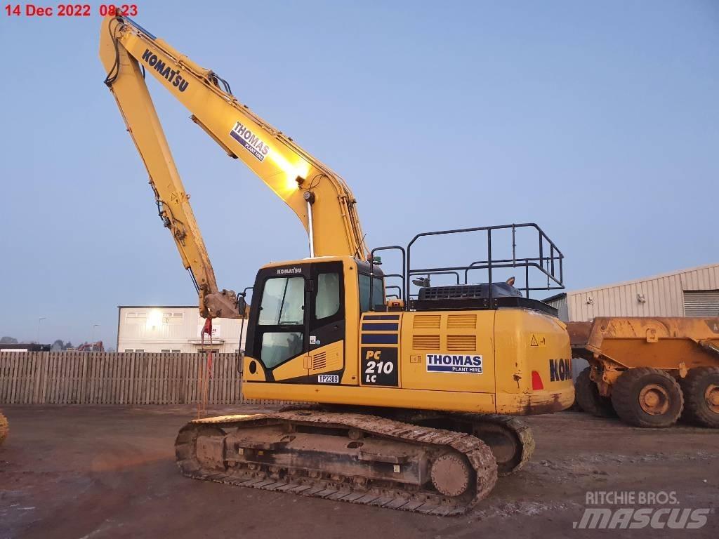Komatsu PC210LC Uzun bomlu ekskavatörler
