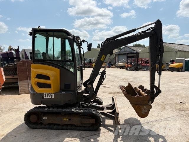 Volvo EC 27 D Mini ekskavatörler, 7 tona dek
