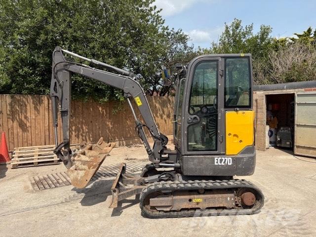 Volvo EC 27 D Mini ekskavatörler, 7 tona dek
